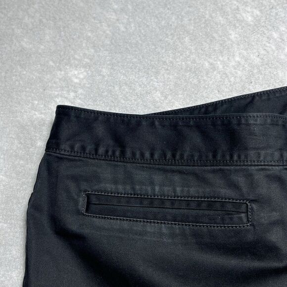 St John Collection Cropped Pants Womens Size 16 Black Capri Pockets Inseam 22” - Picture 11 of 12